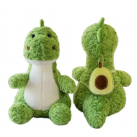 50CM Avocado Dinosaur Plush Toy With Small Backpack